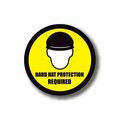 Ergomat 30in CIRCLE SIGNS - Hard Hat Protection Required DSV-SIGN 900 #0143 -UEN